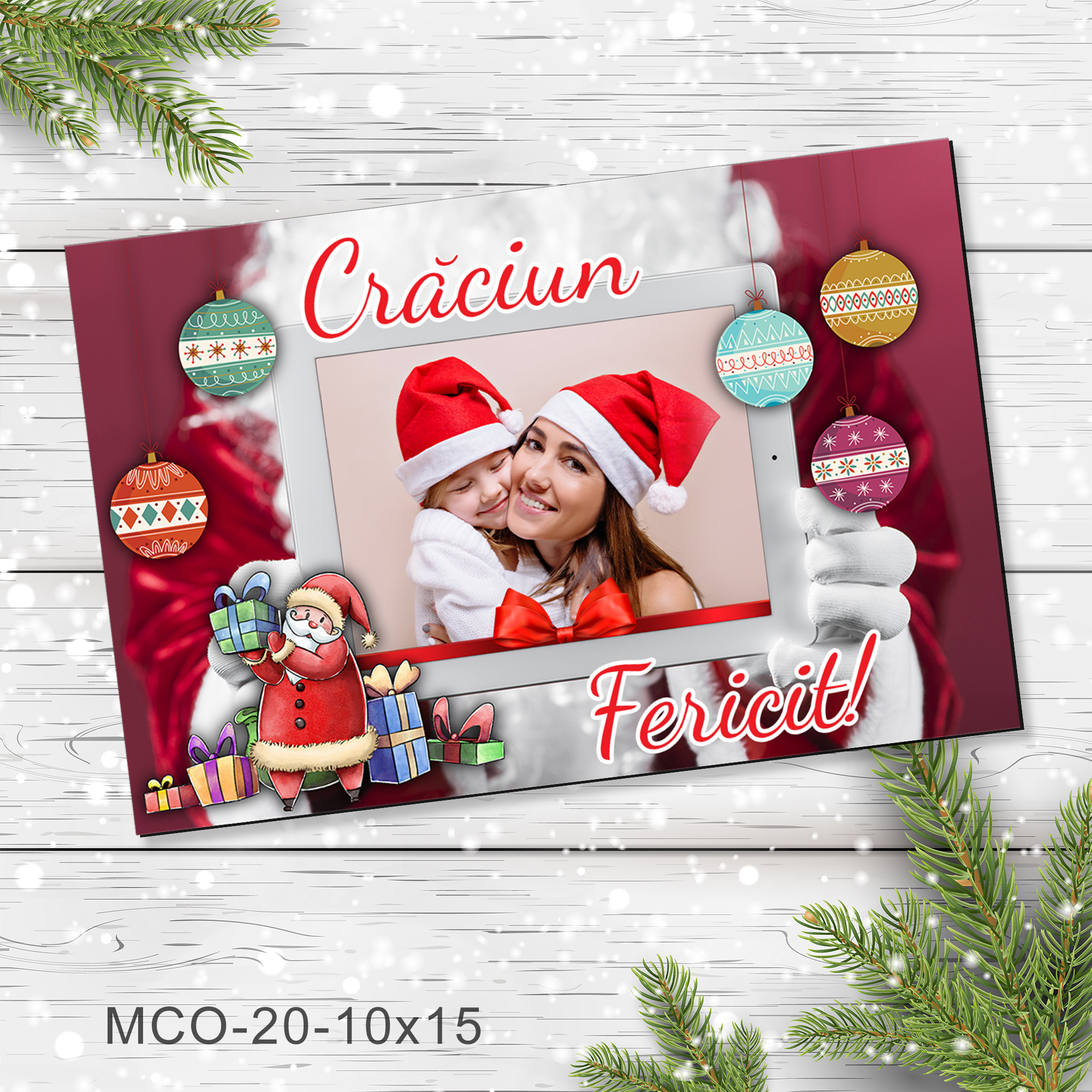 Magnet personalizat Craciun MCO-20-10X15