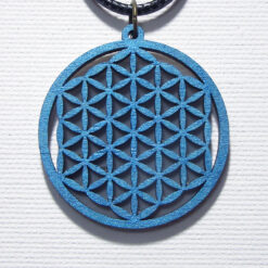 Medalion Floarea Vietii albastru