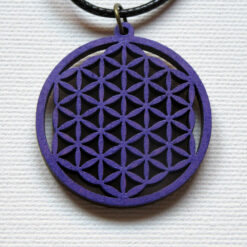 Medalion Floarea Vietii violet