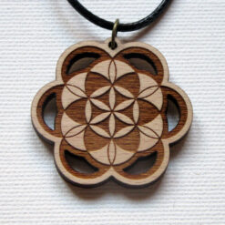 Medalion Mandala Floarea Vietii gravata #1