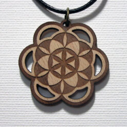 Medalion Mandala Floarea Vietii gravata #2