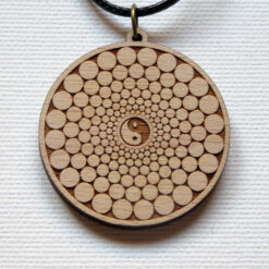 Medalion Mandala cu Simbolul Yin si Yang #1